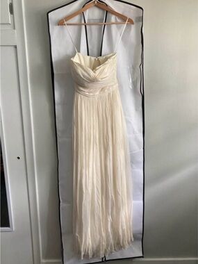 J. Crew Cream Chiffon Wedding Gown